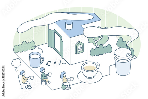 Relaxing with Coffee: Enjoying Aromas and Calm Moments