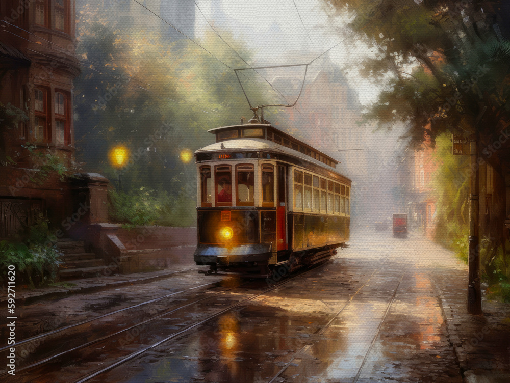 Obraz premium old tram