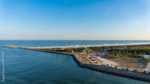 Obraz na plátne Jetty Park at Port Canaveral