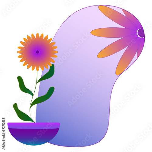 Fond fleur