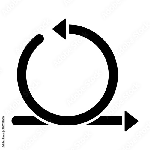 Sprint Glyph Icon