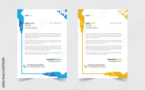 The Best Corporate Business Letterhead Design Template