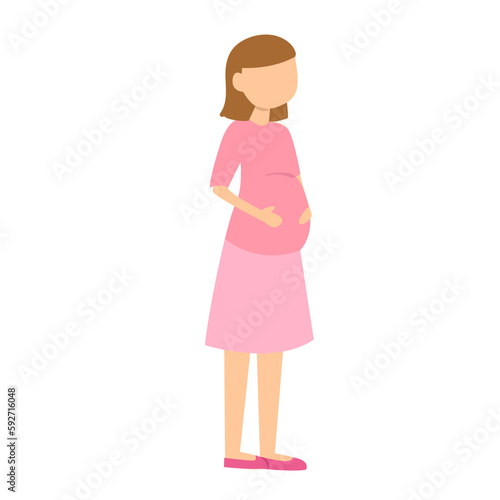 Woman Pregnancy Characters