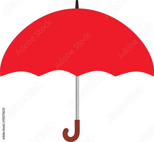 Red umbrella