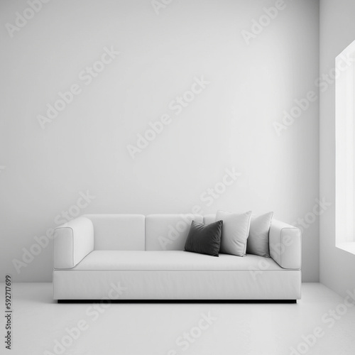 Elegant frontal interior in...