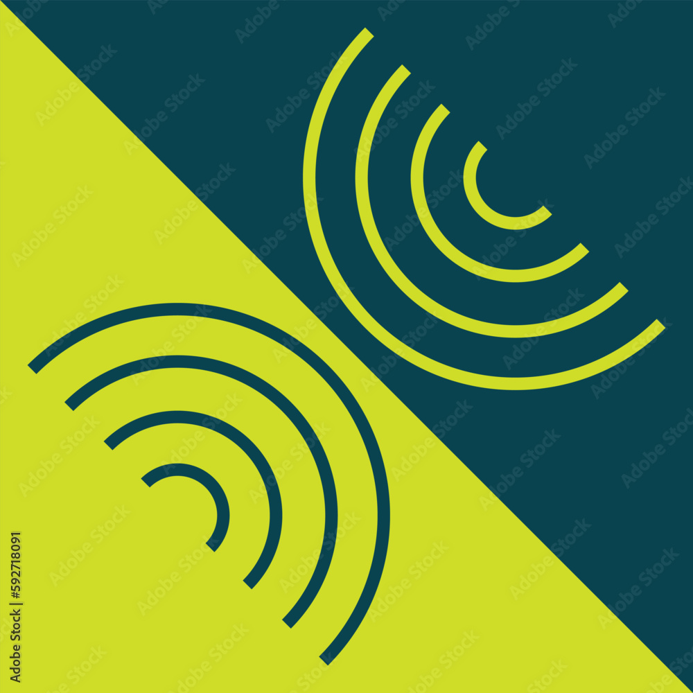 vector abstraction of blue and yellow stripes and lines, two halves, separation, logo of two colors, round rings vector abstraction of blue and yellow stripes and lines, two halves, separation, logo of two colors, round rings