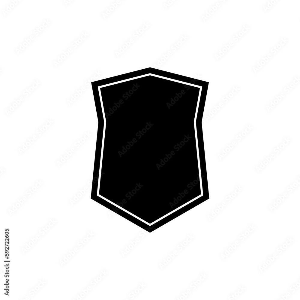 Shield icon isolated on transparent background Shield icon isolated on transparent background