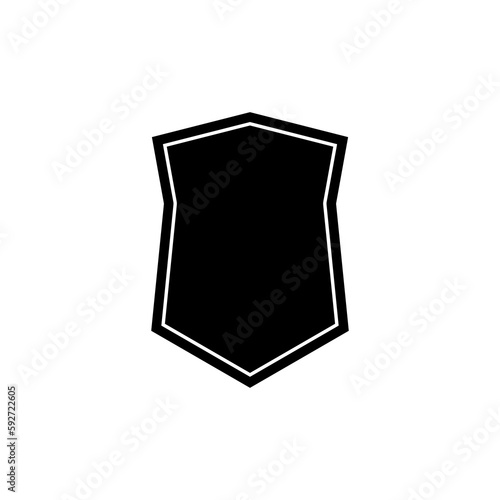 Shield icon isolated on transparent background