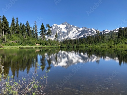 Picture Lake with Mount Shuksan reflection