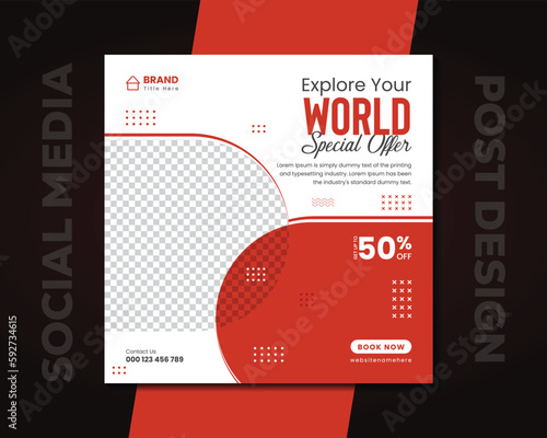 Travel Social Media Post Design