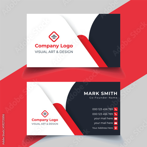 Professional elegant modern business card design