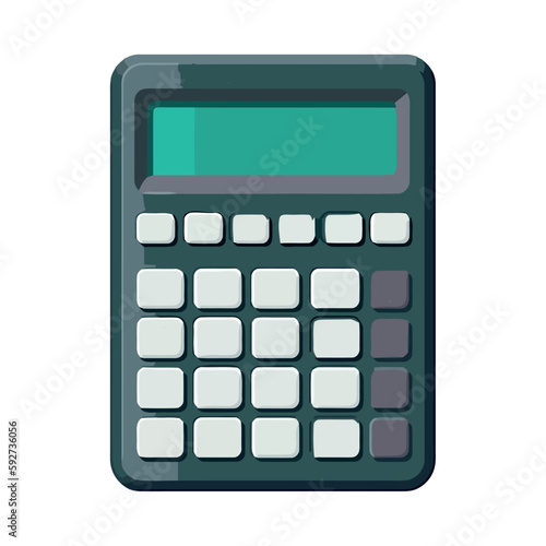 Mathematical symbol calculator icon for finance education