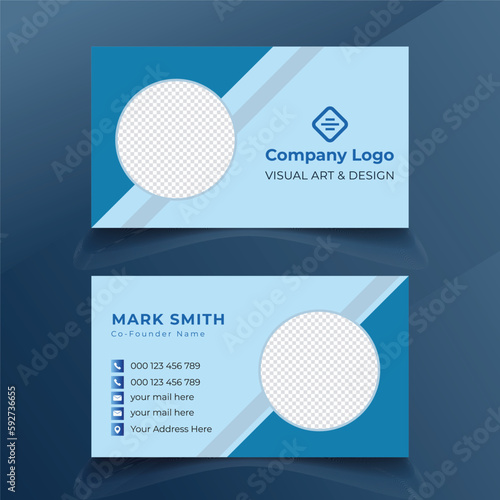 Professional elegant modern business card design