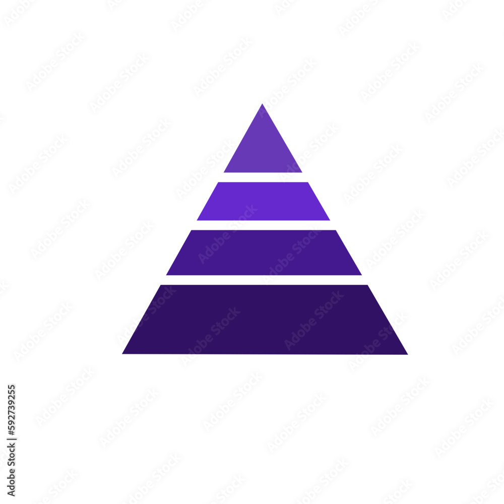 Infographic Diagram Triangle Icon