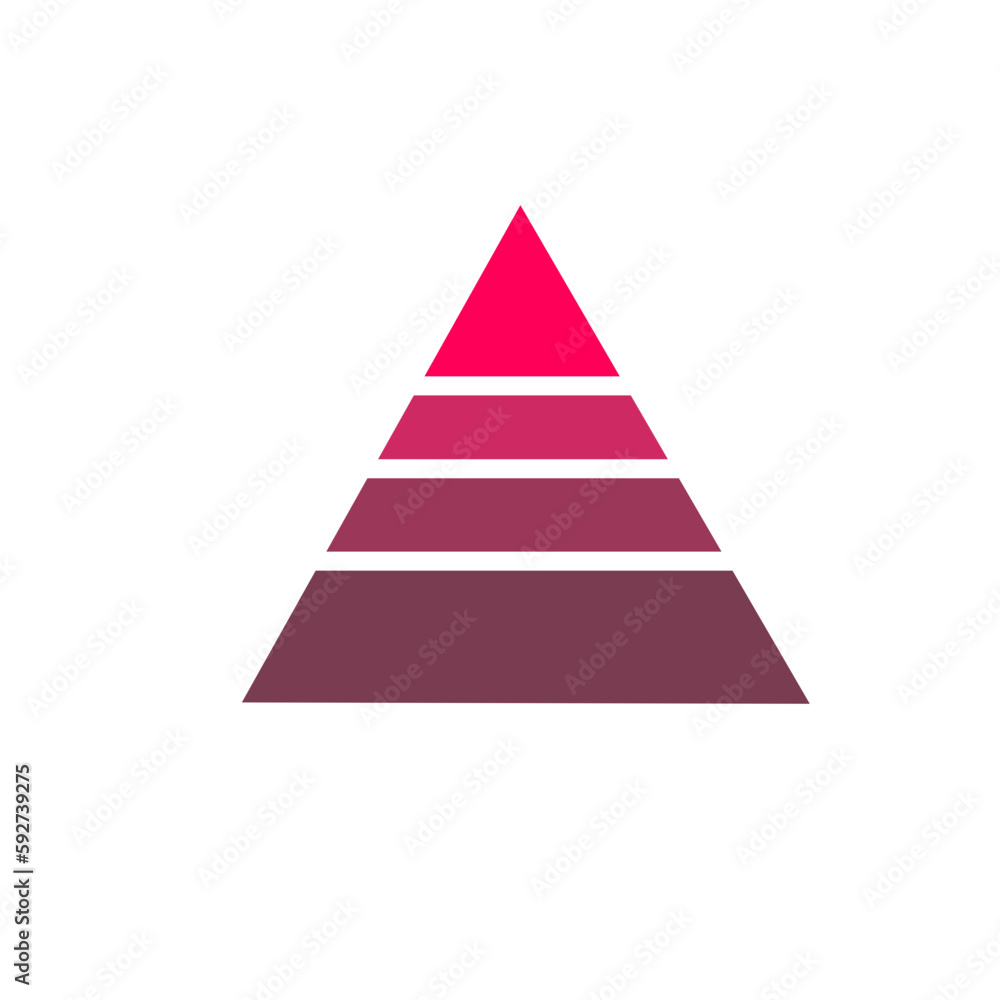 Infographic Diagram Triangle Icon