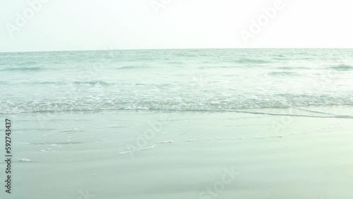 landscape of Bakkhali sea shore photo