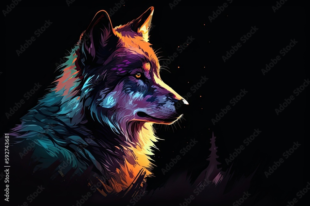 The Majestic Midnight Wolf: A Beautiful and Dark Wilderness Guardian ...
