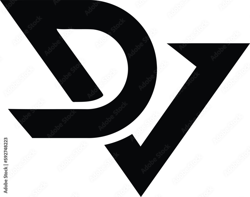 Professional Innovative Initial Dv Logo And Vd Logo Letter Dv Or Vd Minimal  Elegant Monogram Premium Business Artistic Alphabet Symbol And Sign Stock  Illustration - Download Image Now - iStock