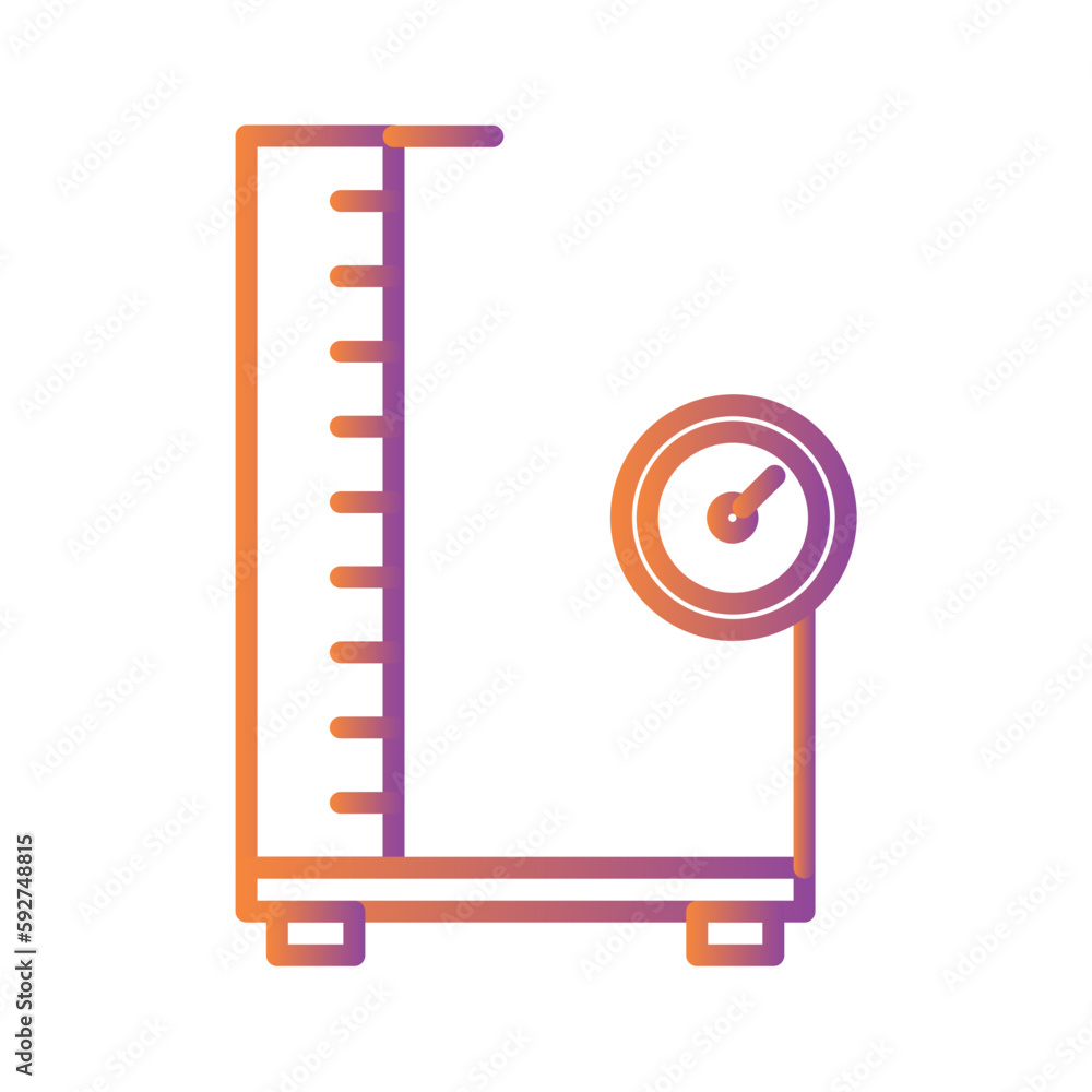 Body Mass Index Icon Design