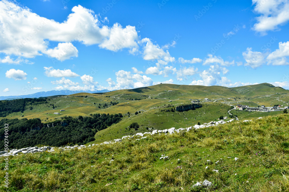 The mountains of Lessinia in the province of Verona