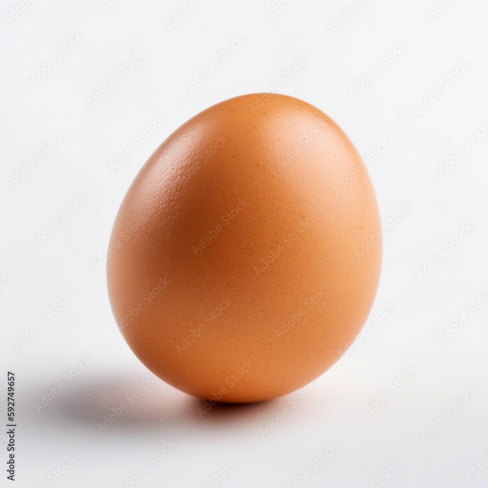 Eggs on White Background. Generative AI Eggs on White Background. Generative AI