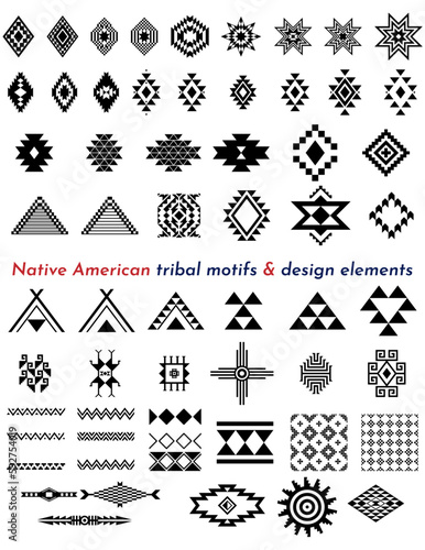 native american tribal motifs & design elements
