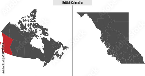 map of British Columbia