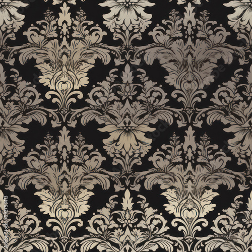 damask black finish