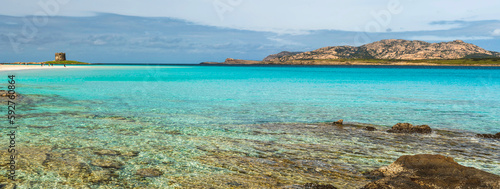 La Pelosa beach, Stintino, Sassari province, Sardinia