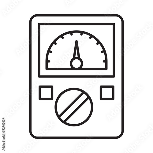 Voltmeter Icon Design