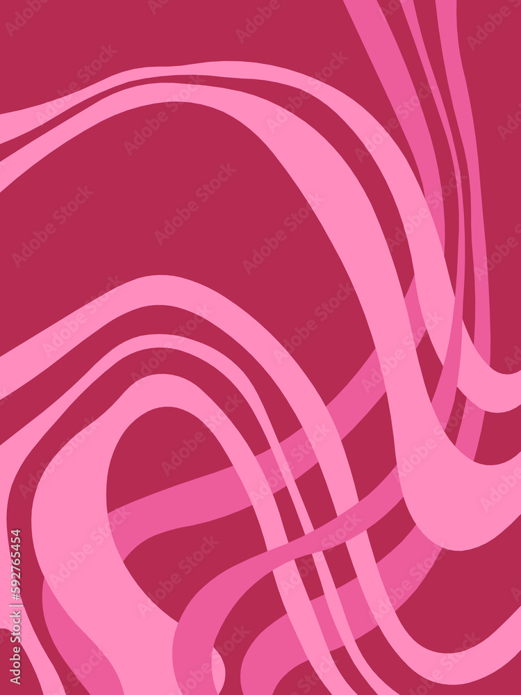 Obraz premium Abstract background of wavy embossed lines. The beauty of natural relief lines in multi-colored horizontals. Wavy pattern of stripes of different thicknesses. Intricate unusual kaleidoscope patterns.