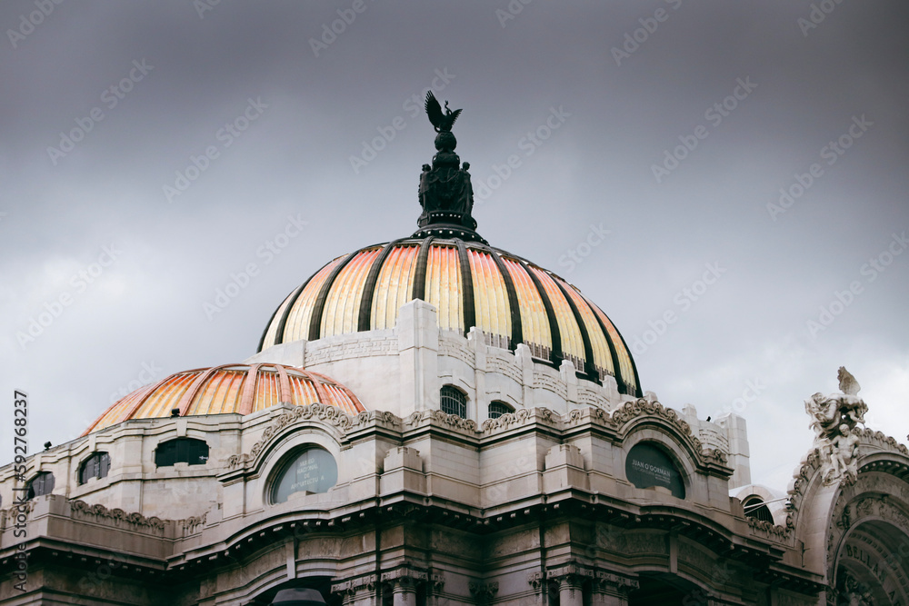 Fototapeta premium dome of the Palacio de Bellas Artes mexico 