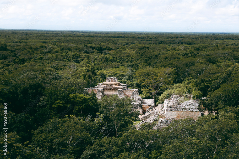 Maya pyramid in Mexico 