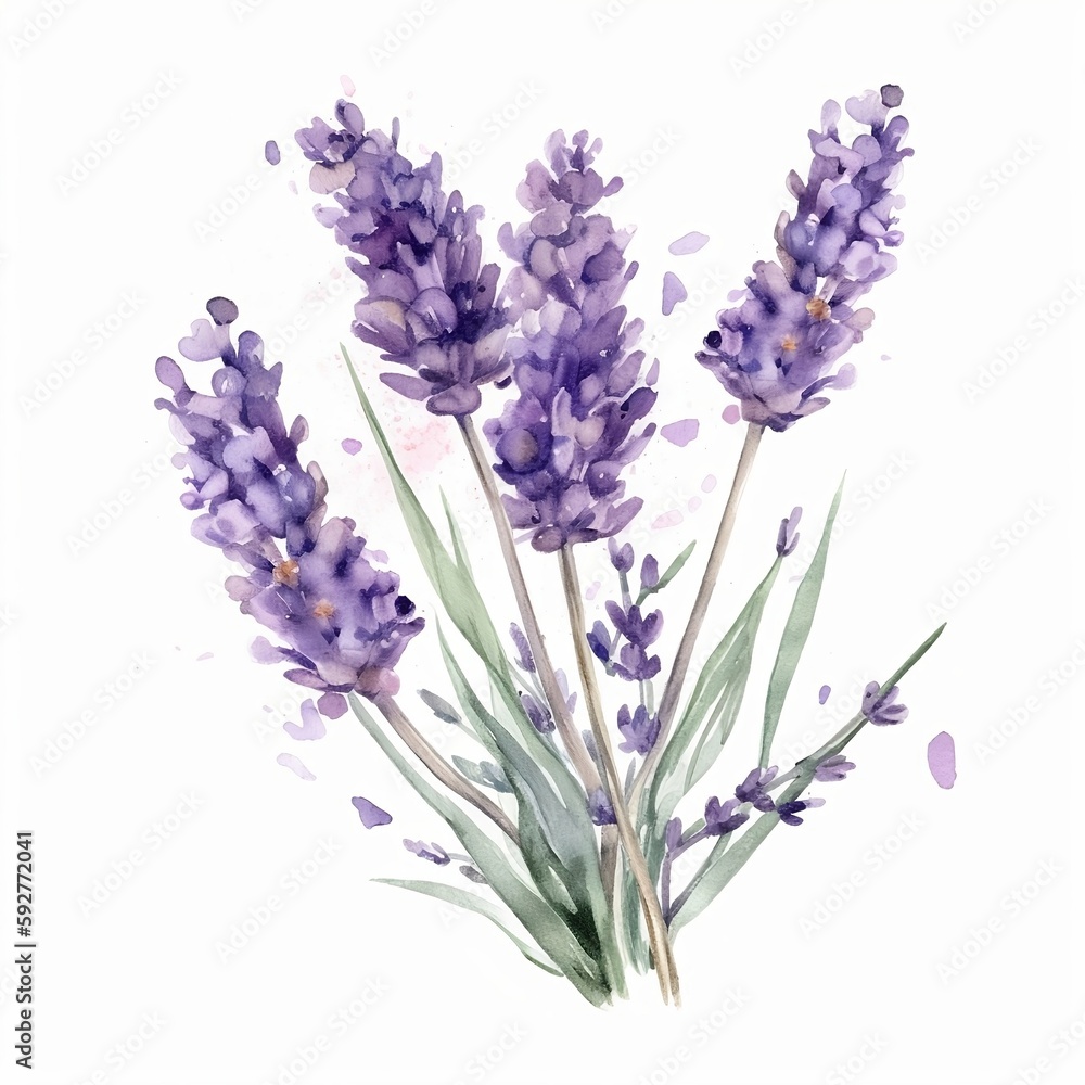 Obraz premium Watercolor flowers