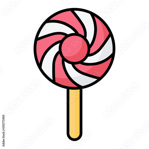 Candy Line Color Icon