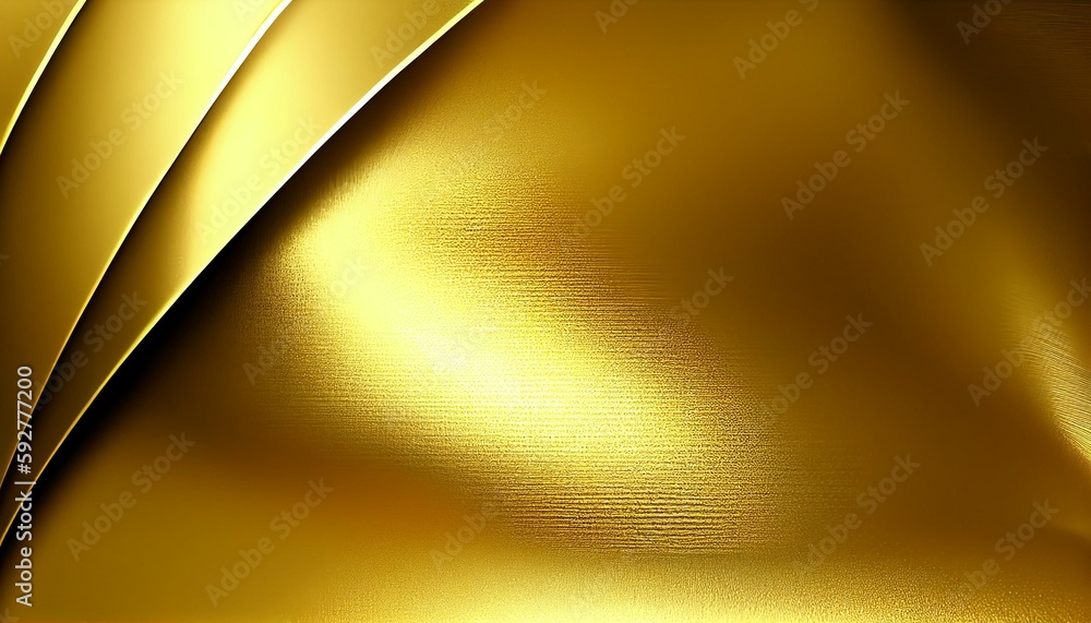 Golden Metallic Surface Golden Metallic Surface