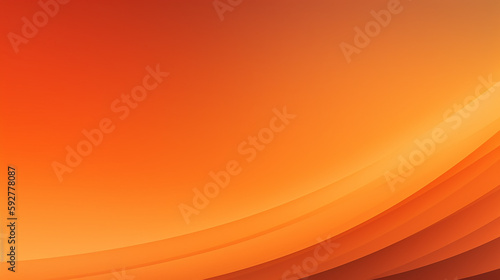 Abstract orange wave background color transition backdrop modern presentation banner website waves, AI-Generated