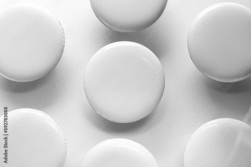 Blank badges isolated on white background Blank badges isolated on white background