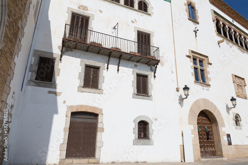 Historical centre of the Mediterranean coastal town of Sitges © Jorge