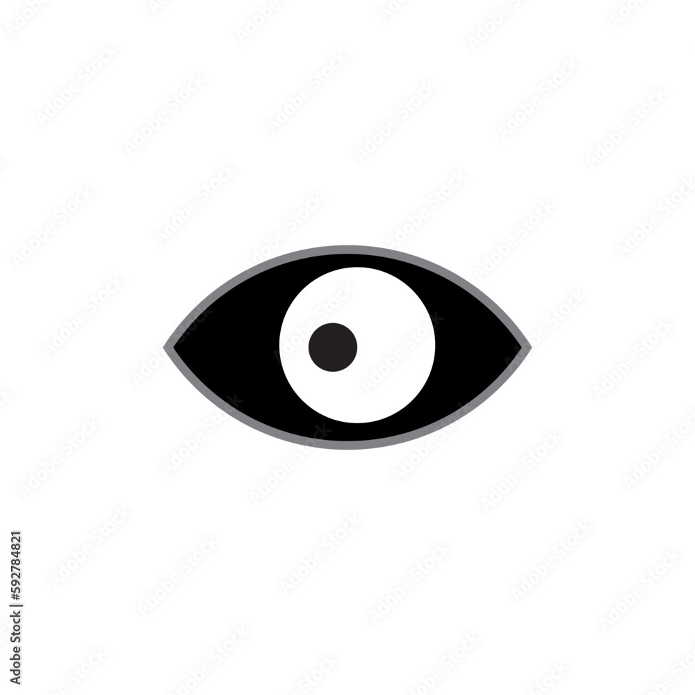 Eye icon design template vector Eye icon design template vector