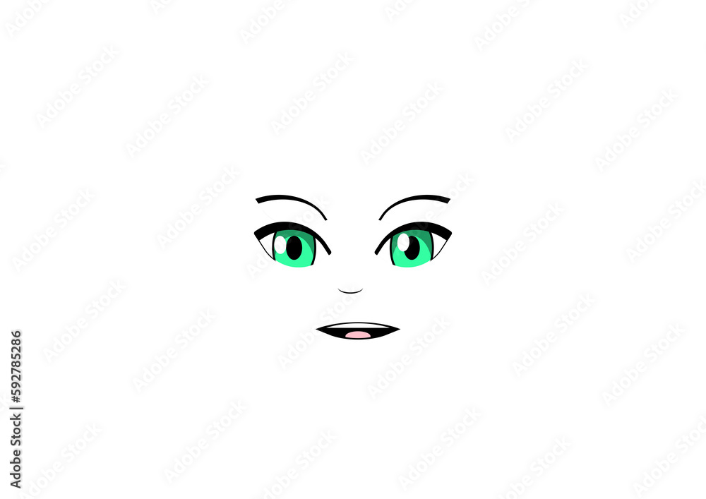 2d anime manga face 2d anime manga face