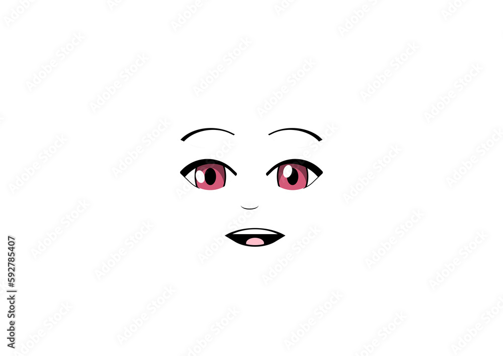 2d anime manga face 2d anime manga face