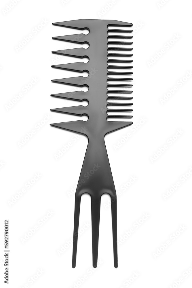 Professional hair brush on white background Professional hair brush on white background