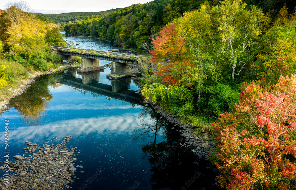 bridge in autumn
Erving, Massachusetts 