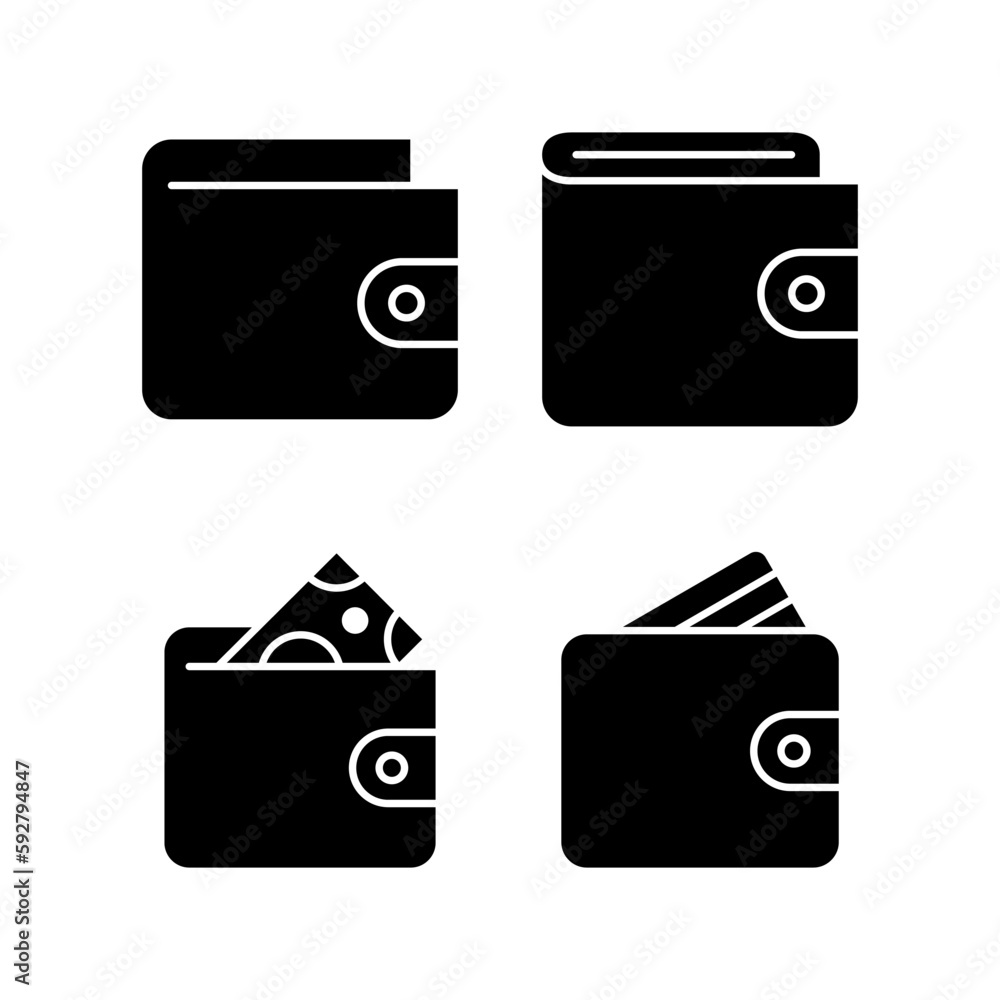Wallet icon vector illustration. wallet sign and symbol Wallet icon vector illustration. wallet sign and symbol