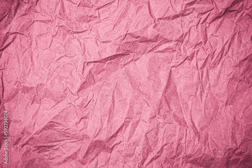 Wallpaper Mural Top view of wrinkled textured paper. Pink crumpled paper texture background. Wrinkled, abstract paper background Torontodigital.ca