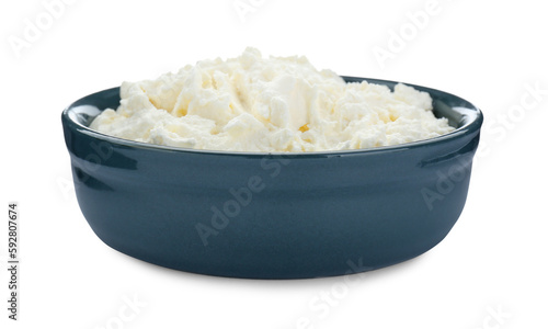 Wallpaper Mural Delicious tofu cream cheese in bowl isolated on white Torontodigital.ca