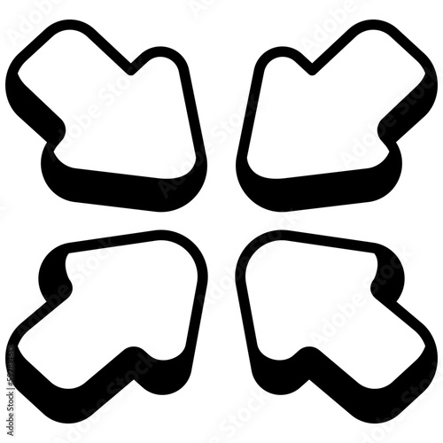 focus solid line icon