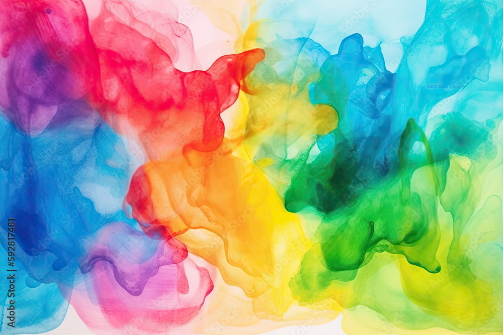 abstract of water color, colorful background