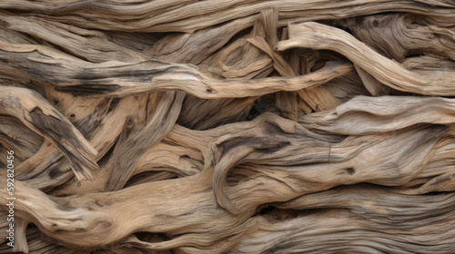 Boxwood Drift Wood Texture Wooden Background - generative ai